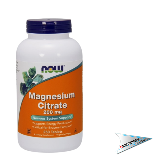 Now-MAGNESIUM CITRATE  250 tabs.   